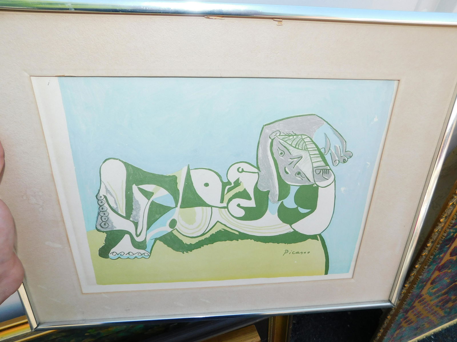 Framed Vintage Picasso Print (1 of 4)
