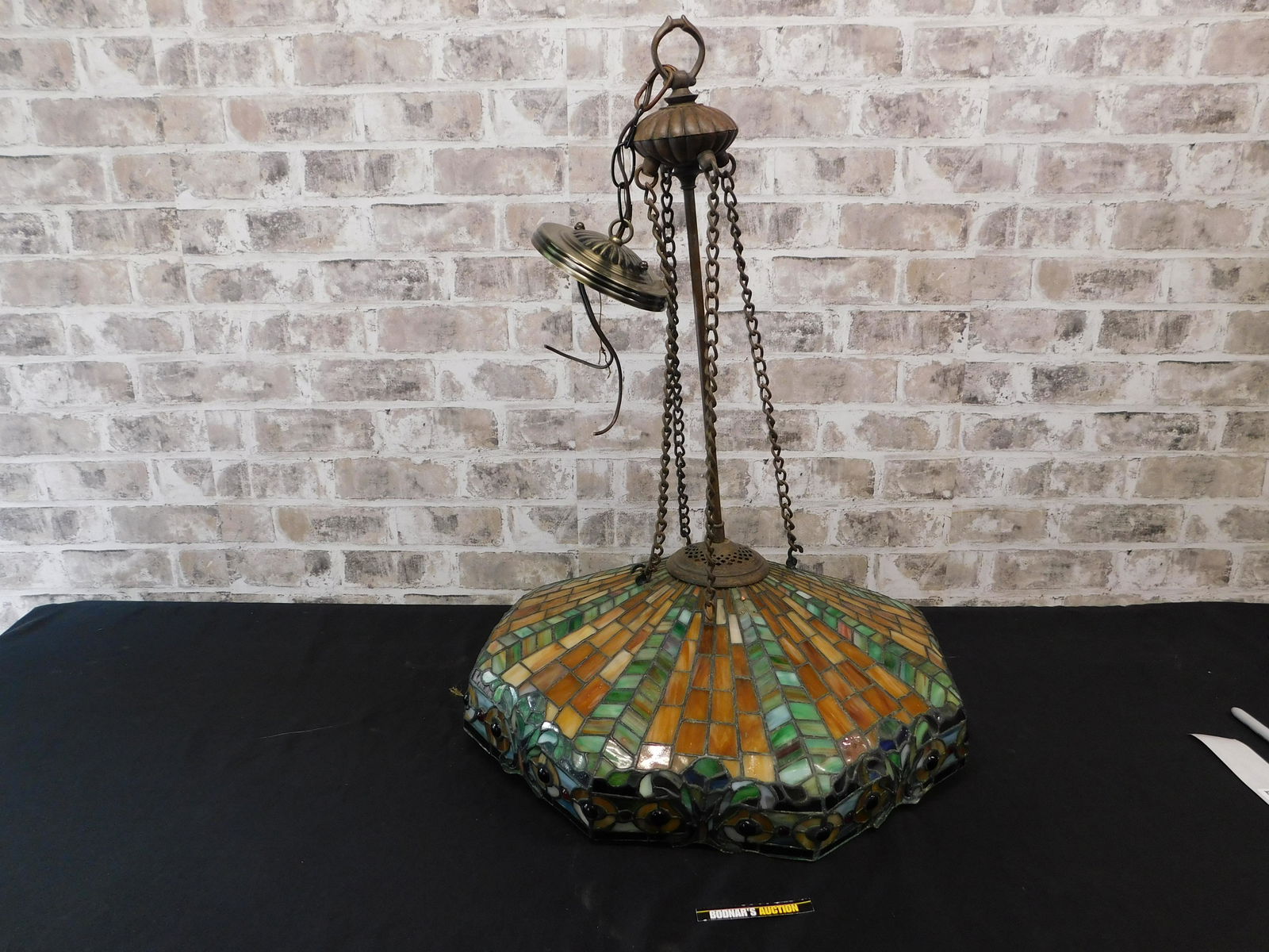 Tiffany Style Hanging Chandelier (1 of 7)