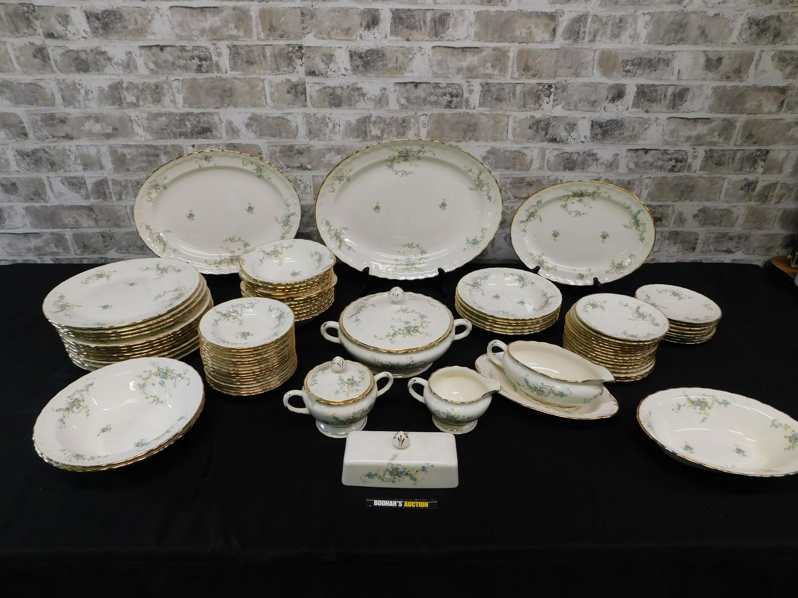 Partial Popegosser China Dinnerware Set (1 of 8)
