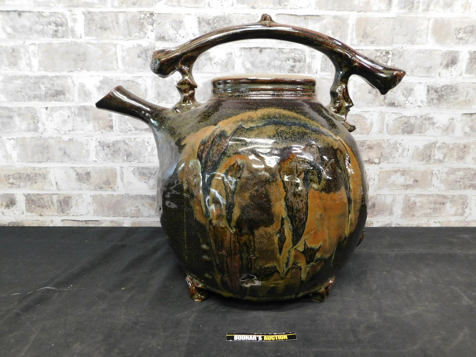 Decorative Art Pottery Oversized Teapot (1 of 5)