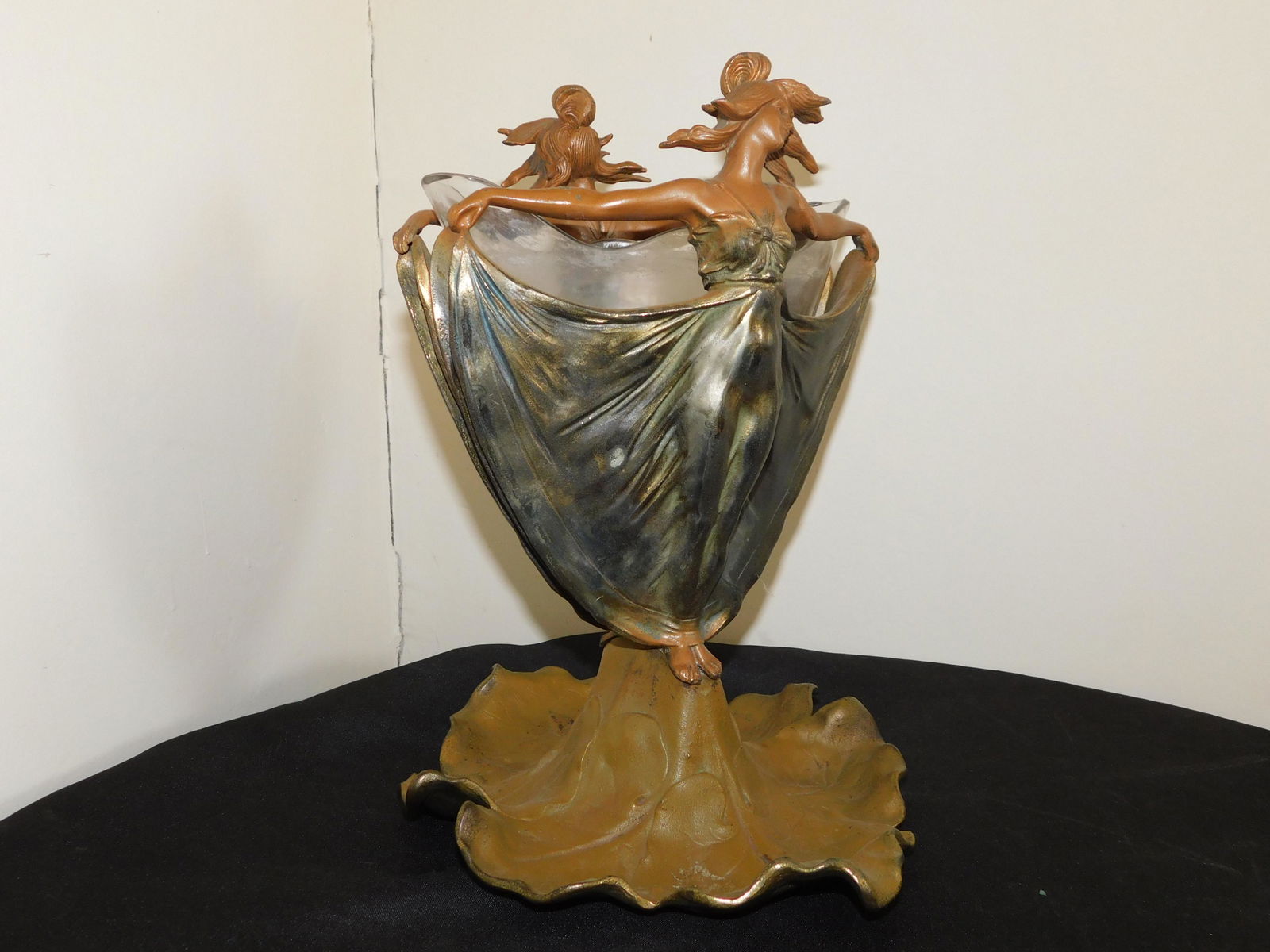 Mixed Metal Fan Vase (1 of 4)