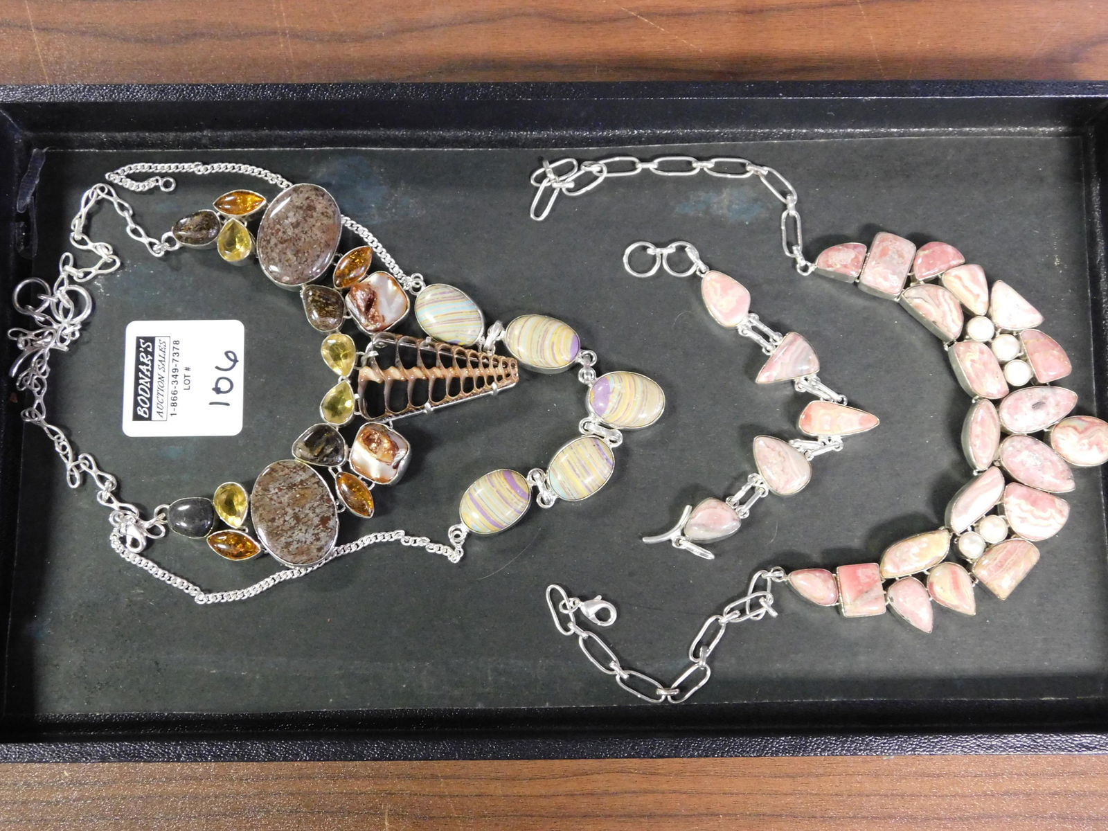 Lot of Natural Stone Necklaces (1 of 3)