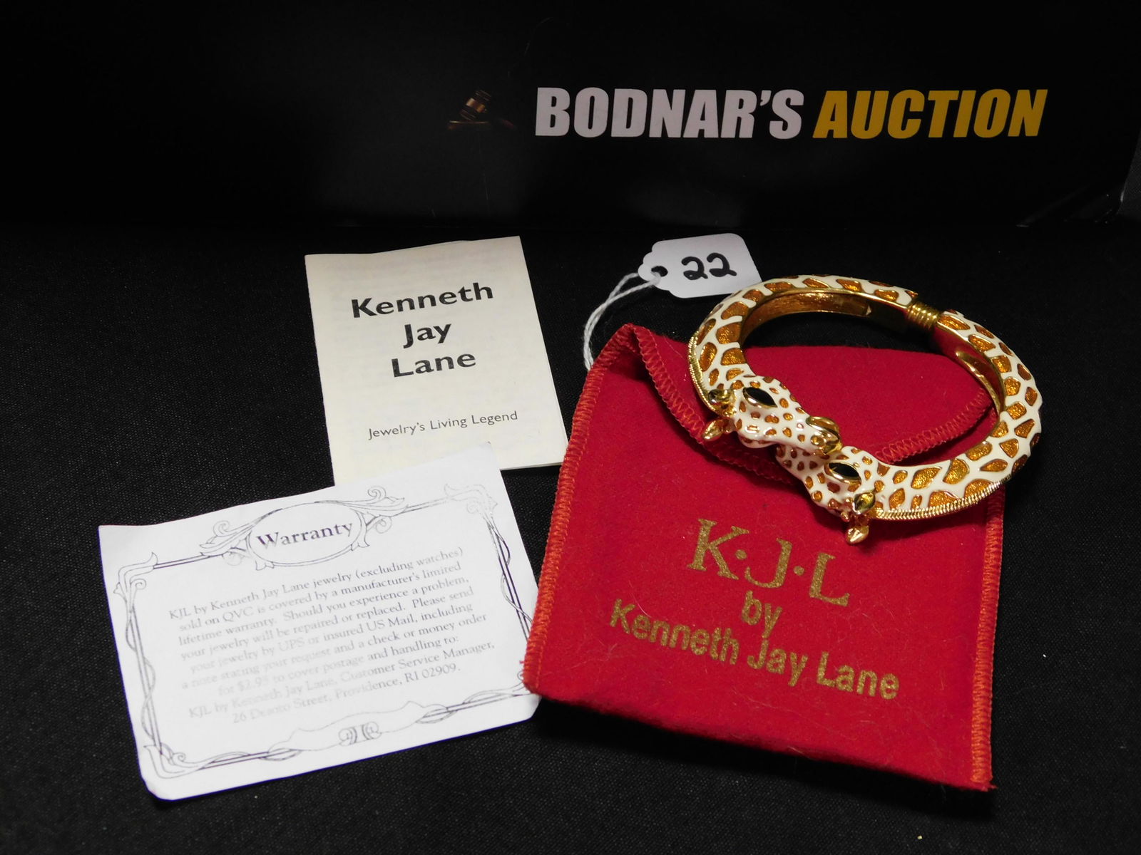 Kenneth Jay Lane Giraffe Bangle (1 of 3)