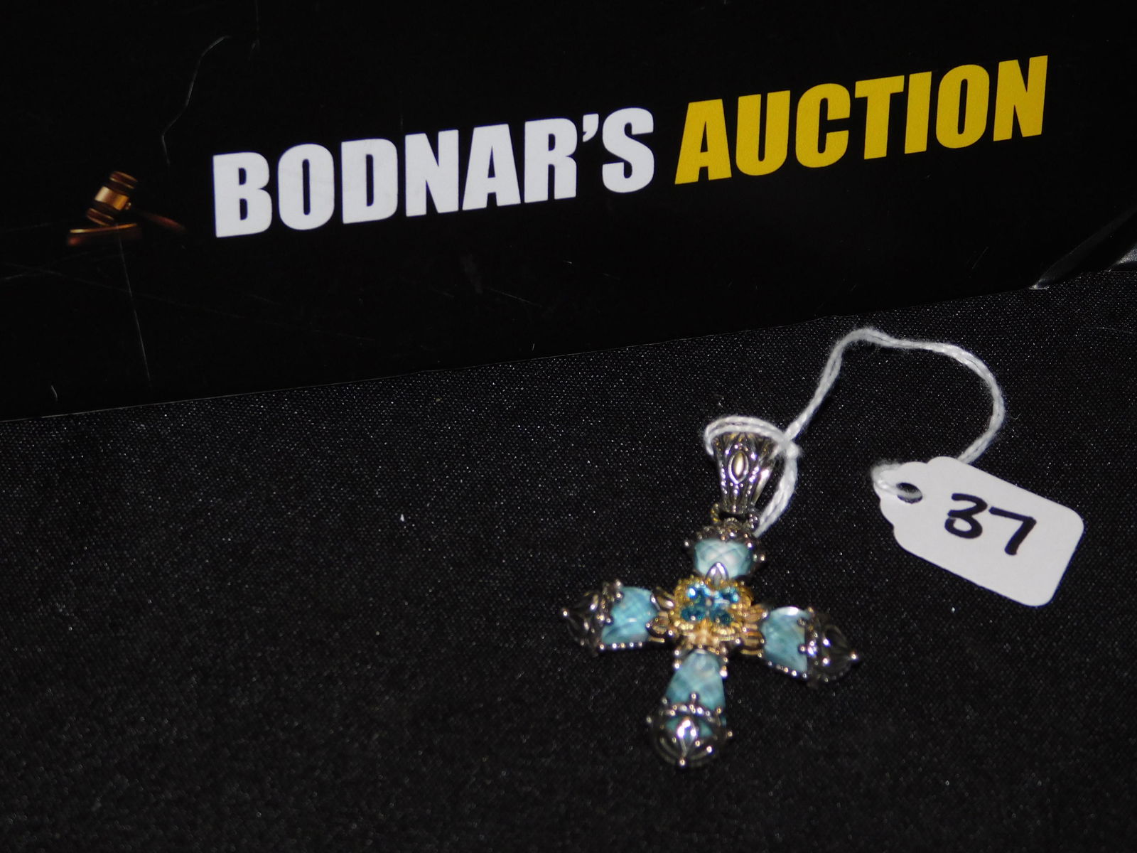 Sterling & 18K Pendant (1 of 4)