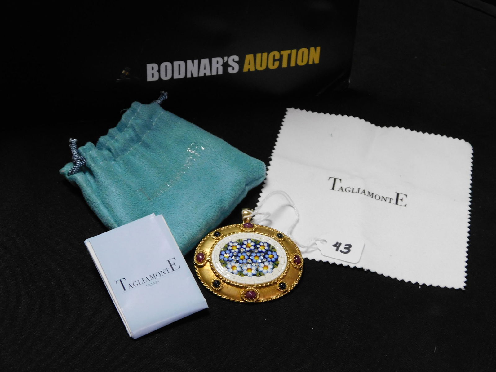 Tagliamonte Italy Sterling Mosaic Pendant (1 of 3)