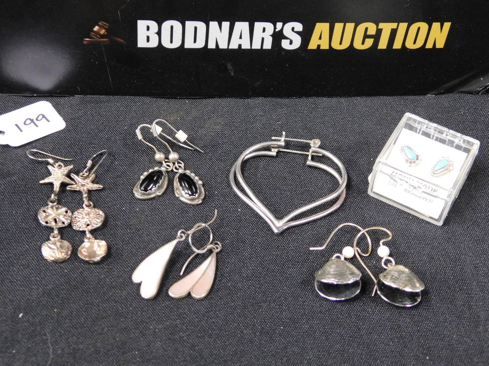 6 Pairs of Sterling Earrings (1 of 5)