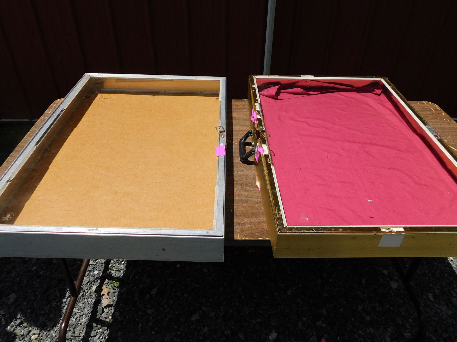 Lot of 2 Table Top Traveling Jewelry Showcase (1 of 4)