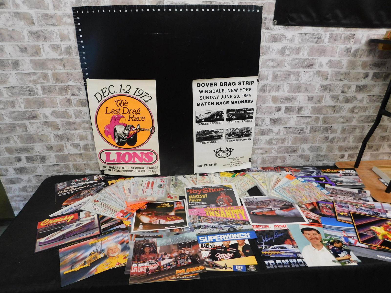 Lot of Decals, Racing Advertisements, and Posters (1 of 14)