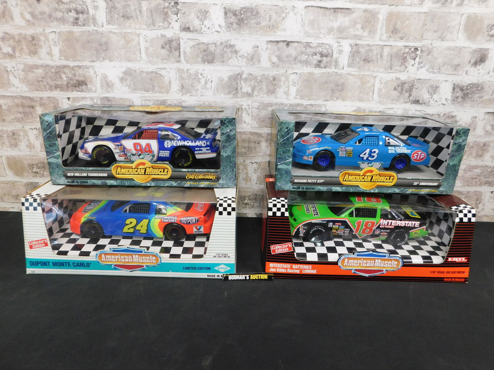 Lot of 4 American Muscle NASCAR Die-Cast (1 of 12)