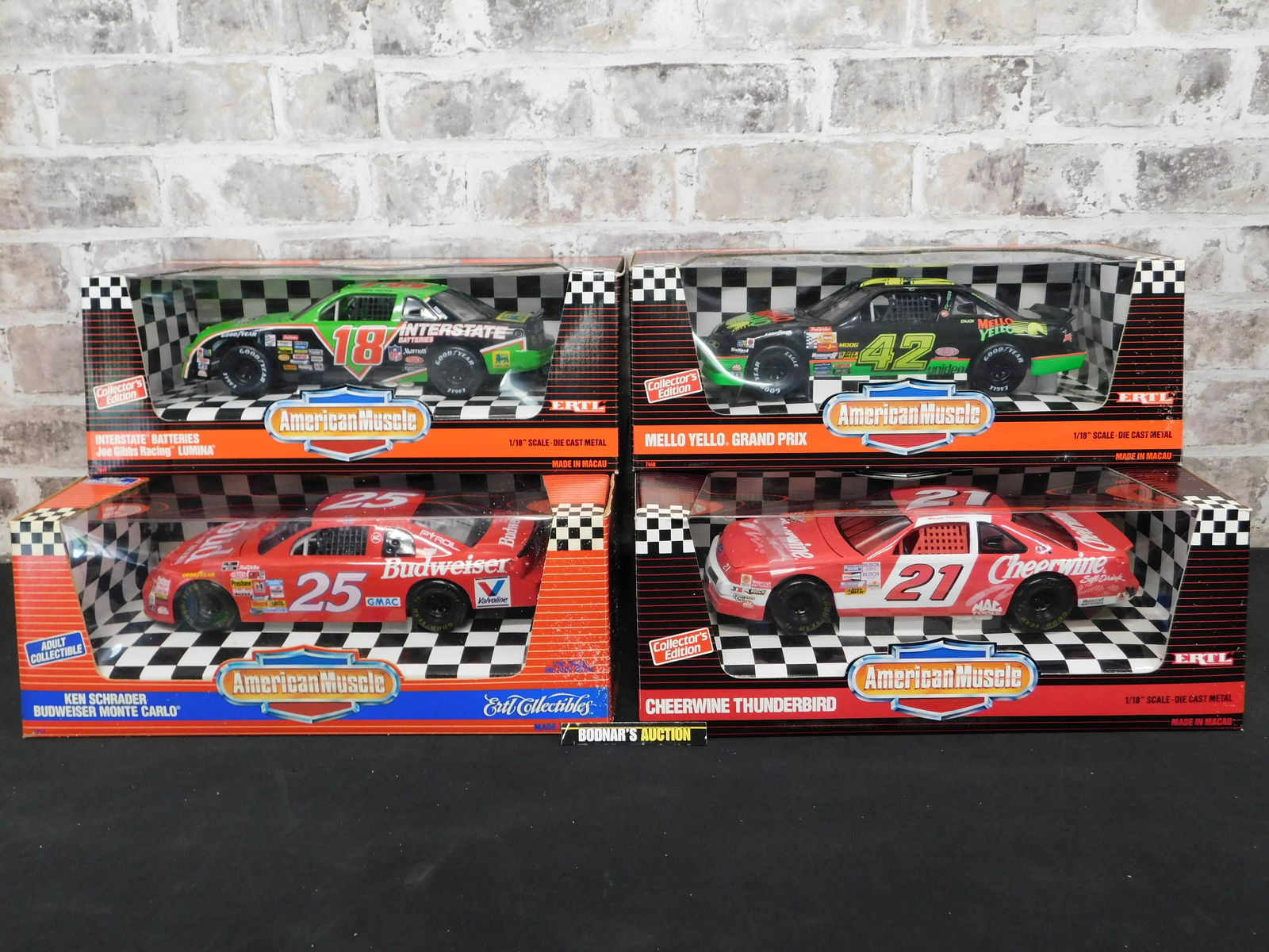 Lot of 4 American Muscle NASCAR Die-Cast (1 of 11)