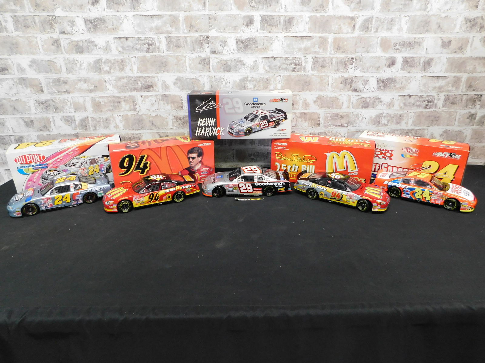 Lot of 5 Action Racing NASCAR 1:18 Scale Die-Cast Cars (1 of 7)