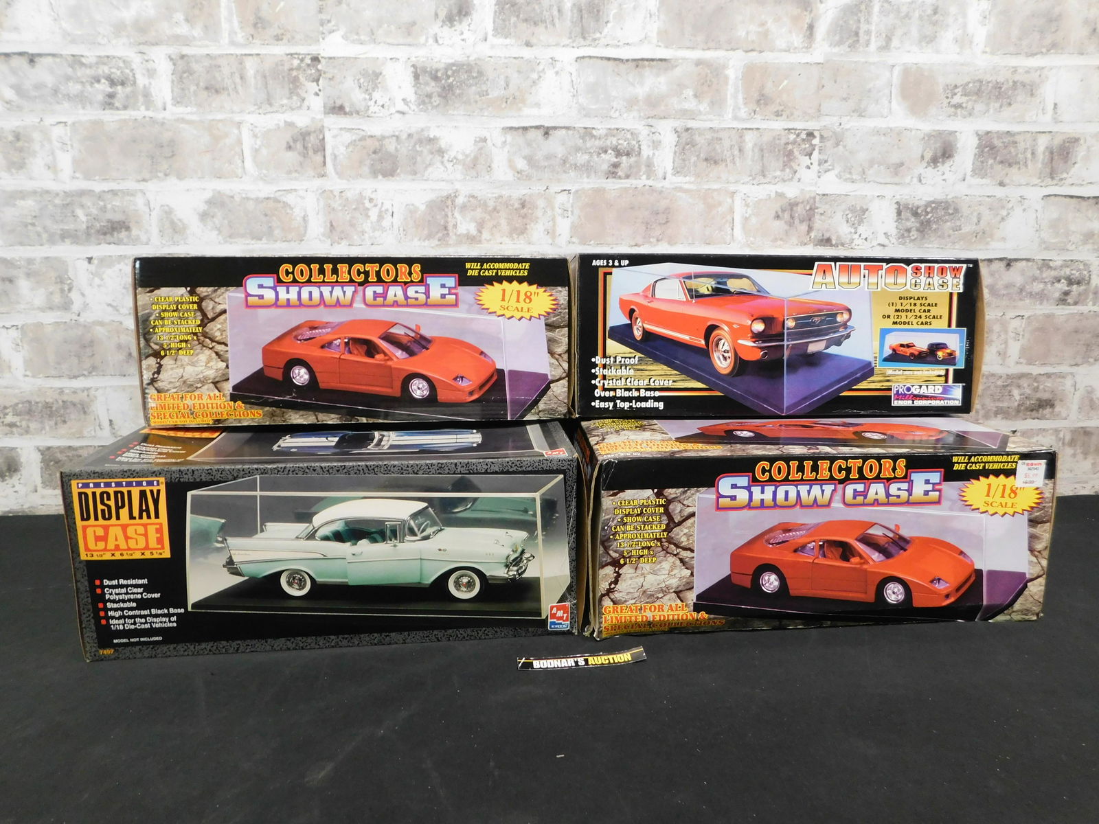 Lot of 4 Display Cases for 1:18 Scale Cars (1 of 7)
