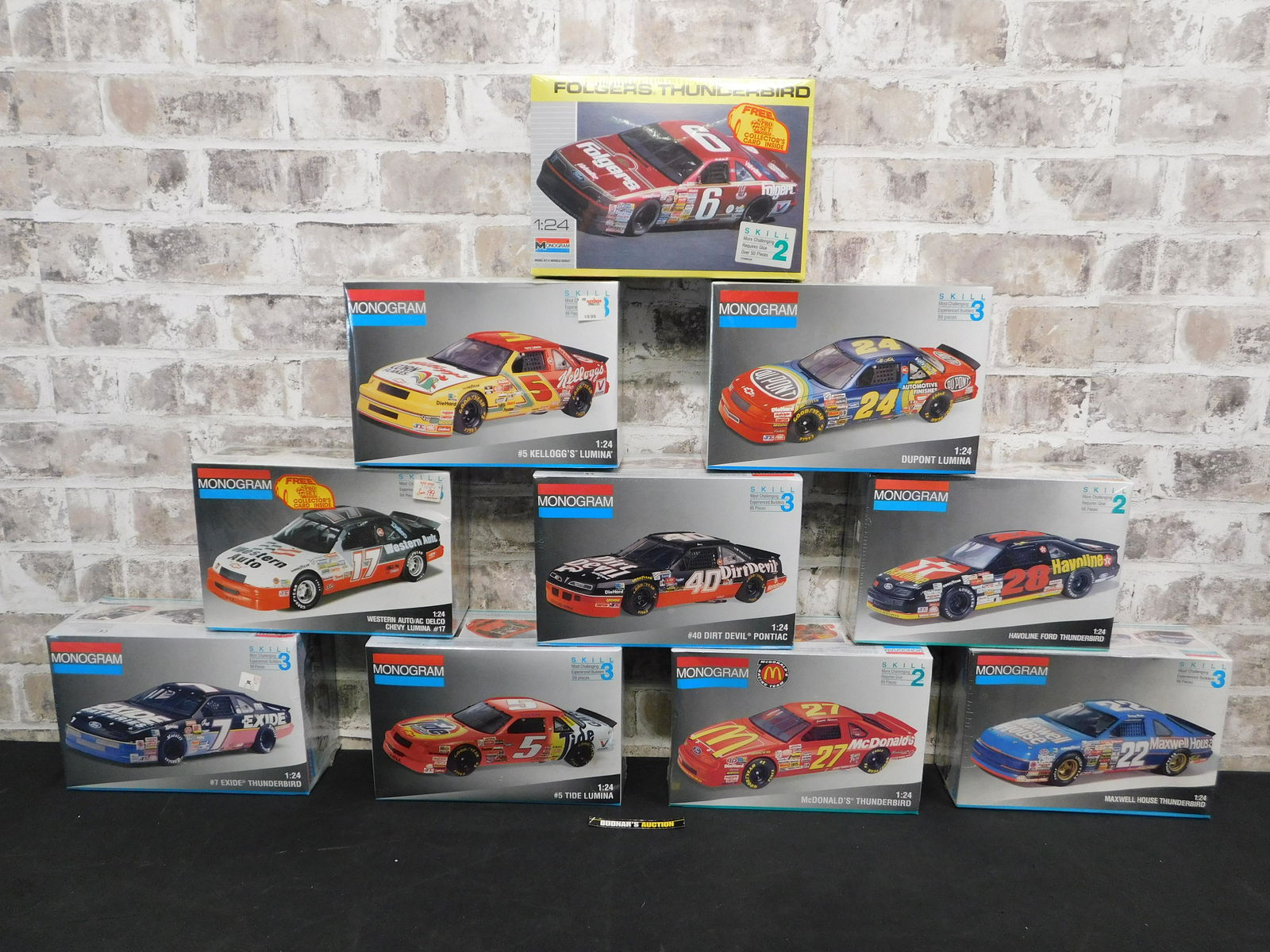 Monogram nascar model kits sale