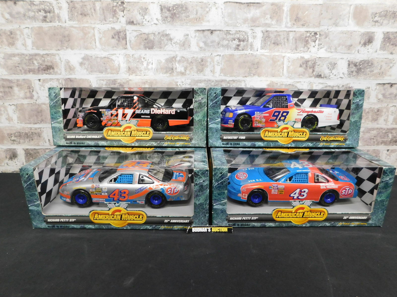 Lot of 4 American Muscle NASCAR Die-Cast (1 of 7)