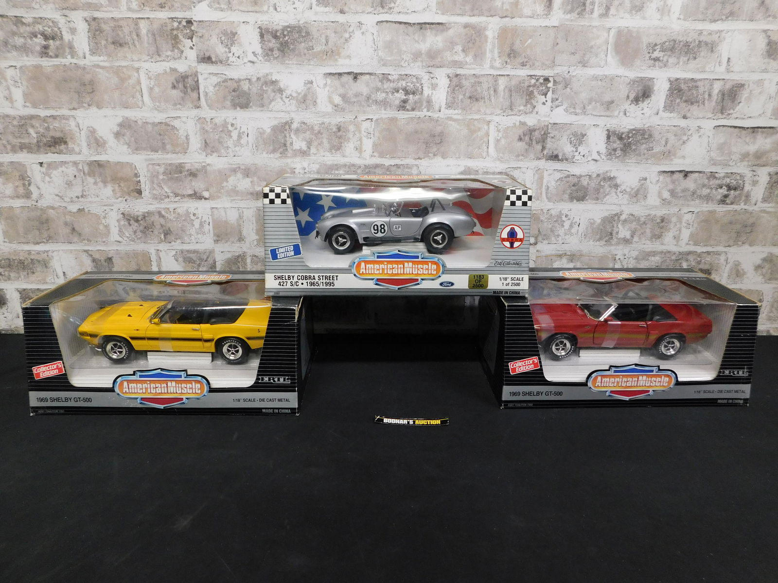Lot of 3 Shelby American Muscle 1:18 Scale Die-Cast (1 of 6)