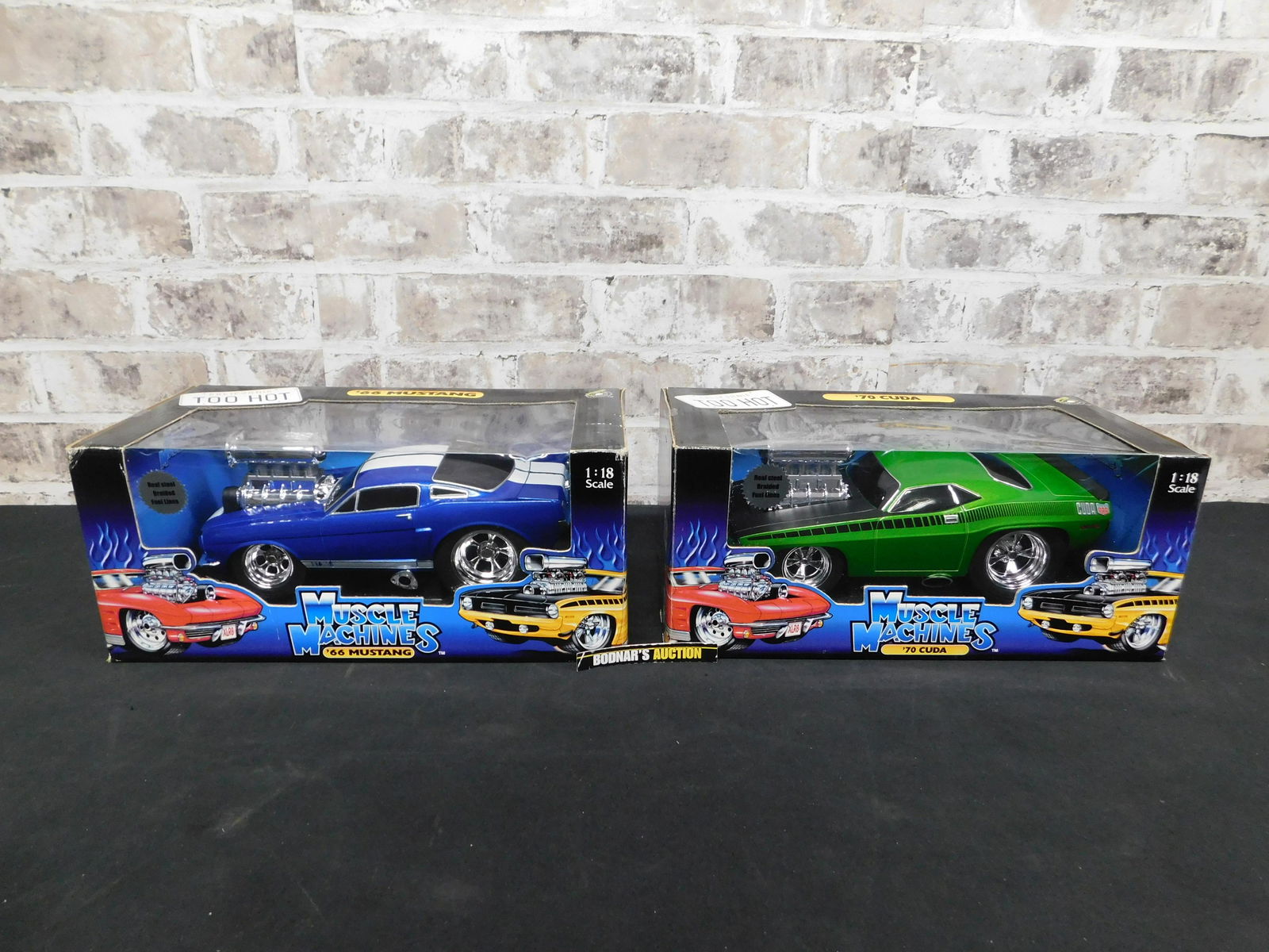 Lot Of 3 American Muscle 1 18 Scale Diecast Cars