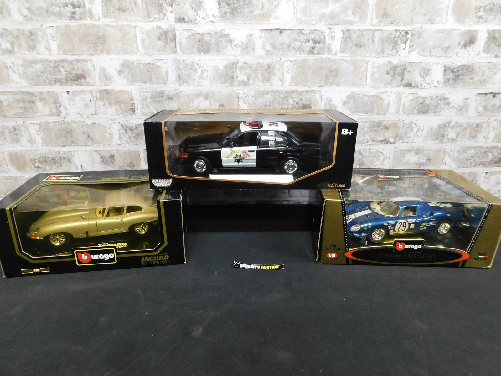 Lot of 3 1:18 Scale Die-Cast Cars - Burago and Motor (1 of 5)