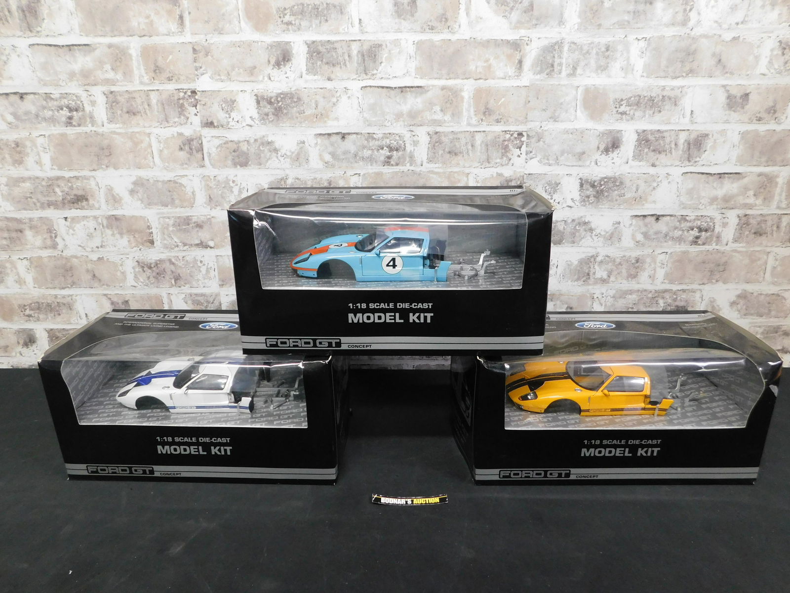 Lot of 3 Ford GT Concept 1:18 Scale Model Kits (1 of 6)