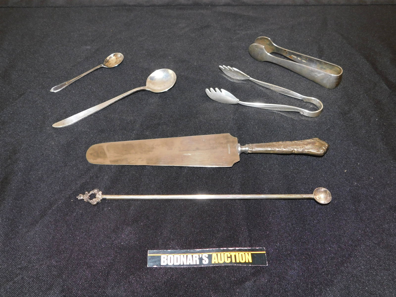 Lot of 6 Sterling Silver Serving Pieces (1 of 3)