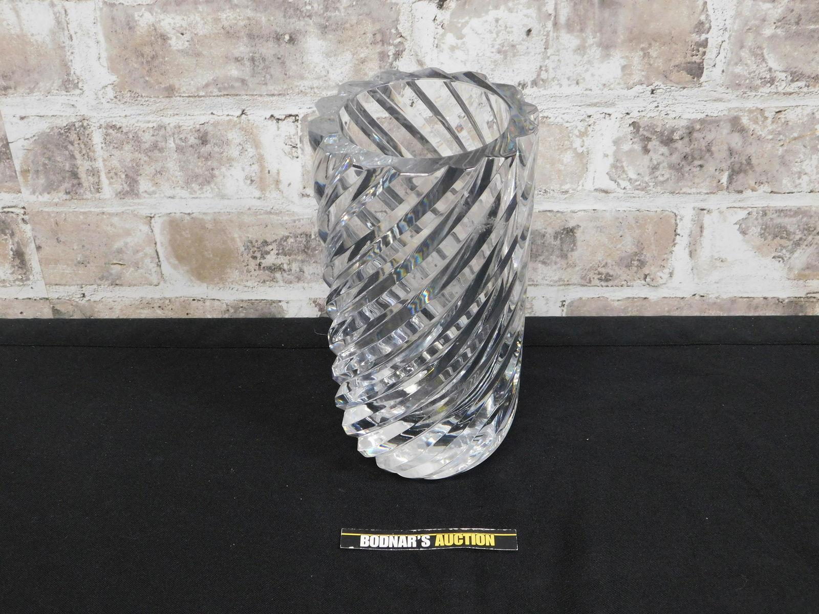 Orrefors Crystal Vase - Artist Signed (1 of 4)
