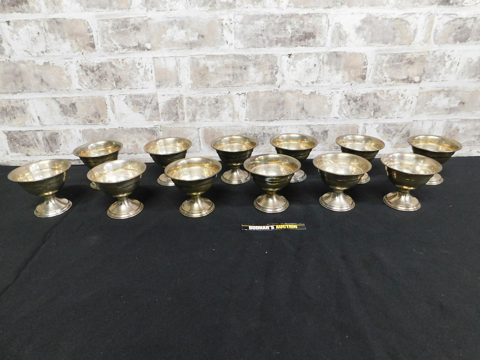 Set of 12 Sterling Silver Sherbet Bases (1 of 6)