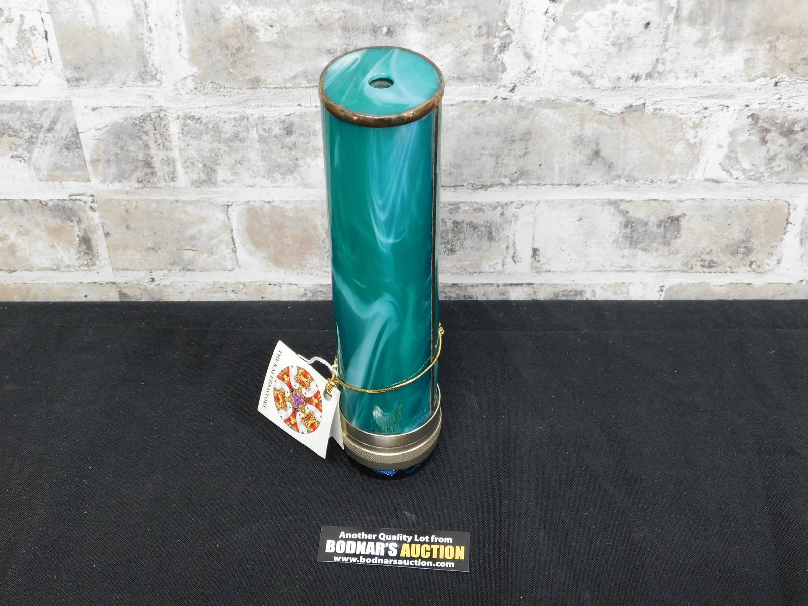 Stained Glass Style Kaleidoscope Entitled Brocade by (1 of 6)