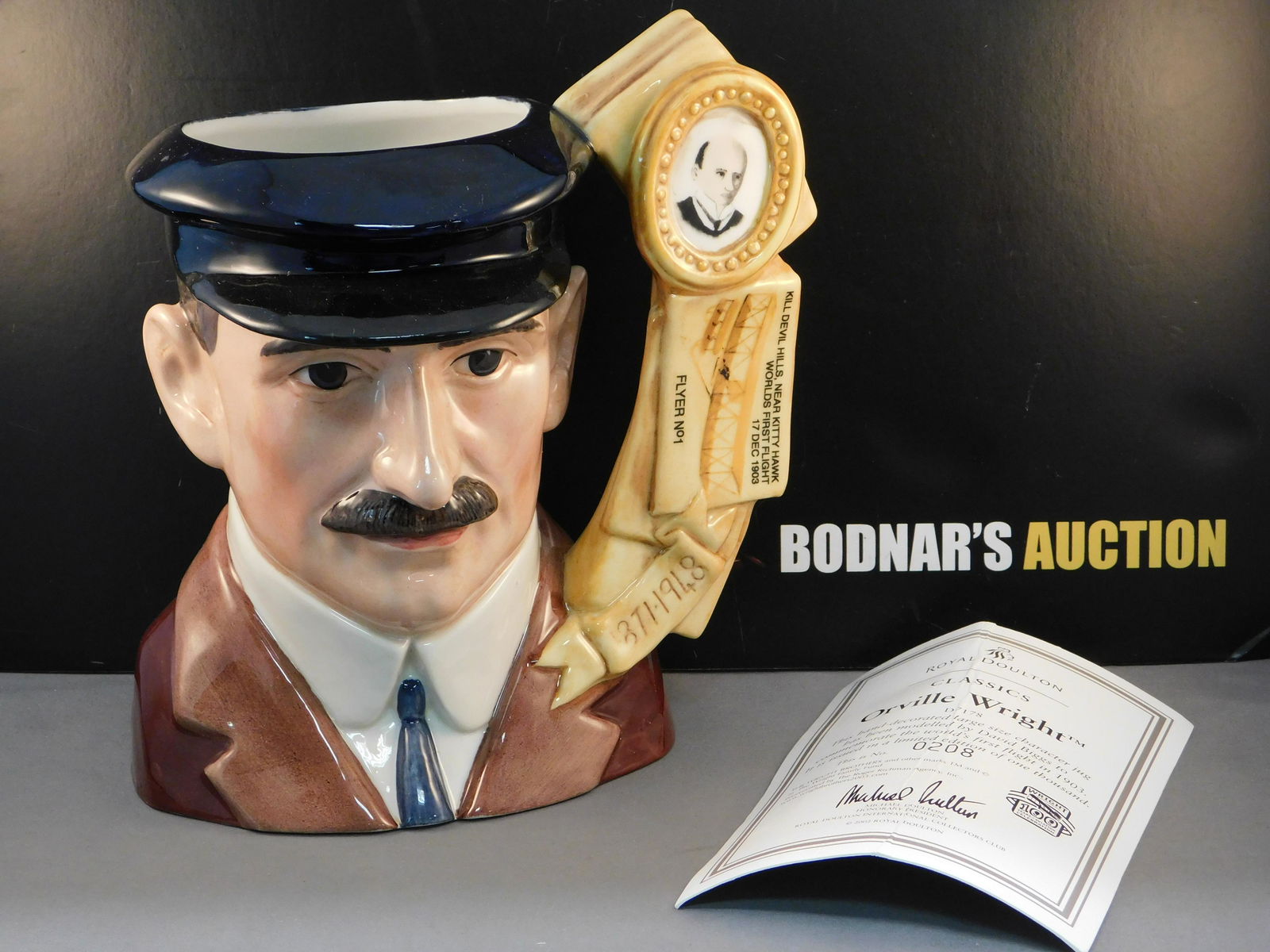 Royal Doulton Orville Wright Character Jug (1 of 3)