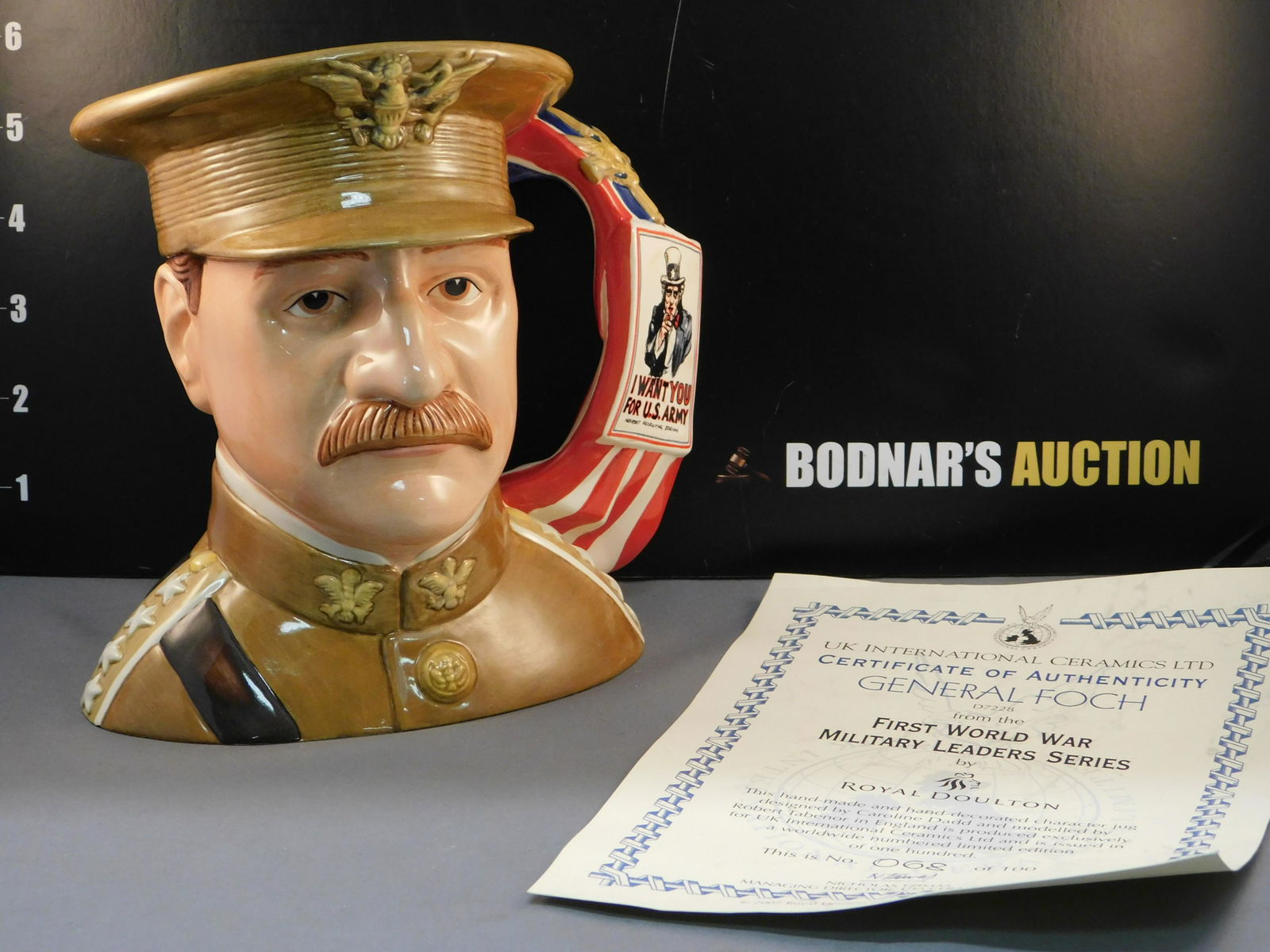 Royal Doulton General Pershing Character Jug (1 of 3)