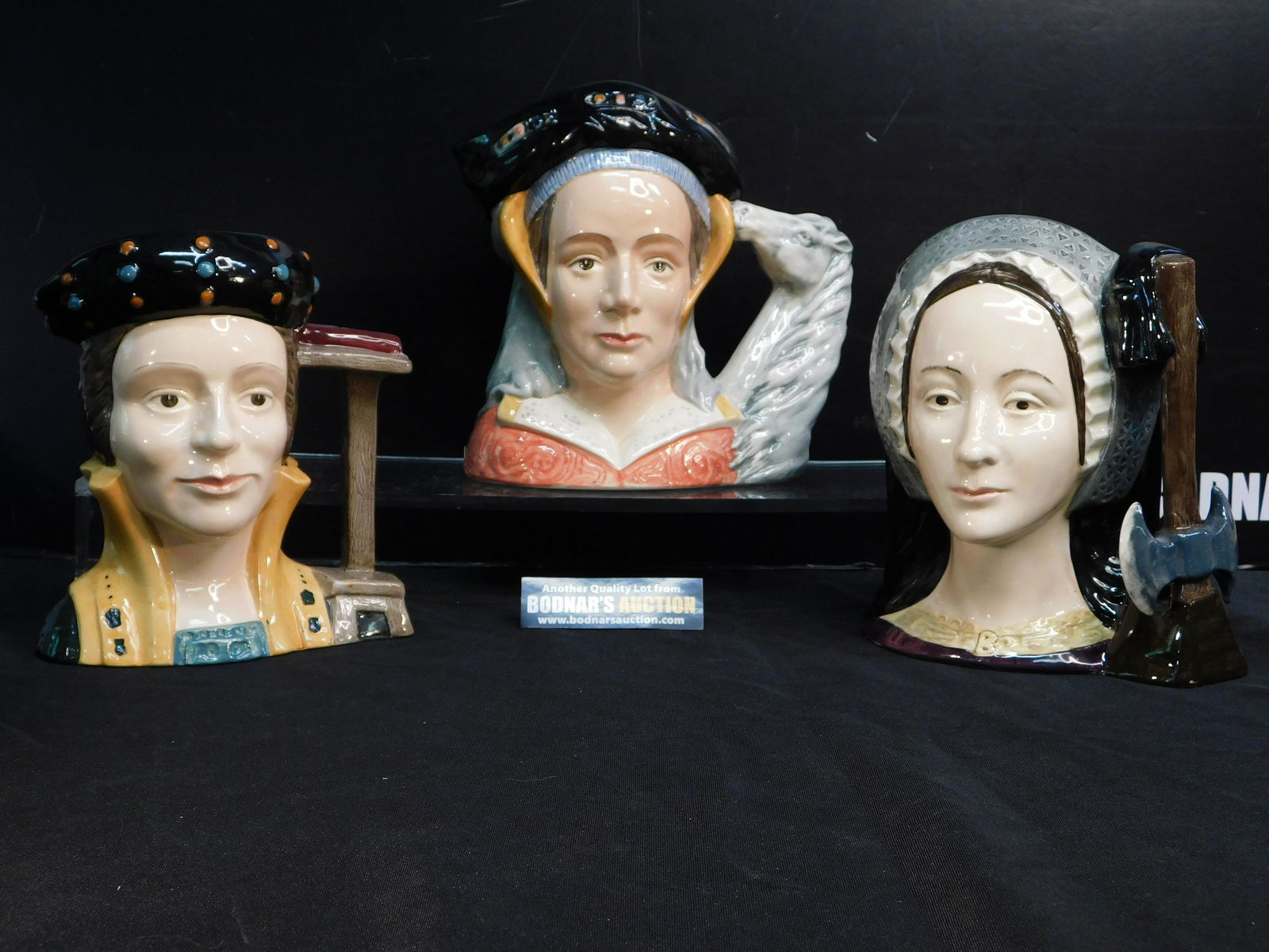 Lot of 3 Royal Doulton Character Jugs (1 of 5)