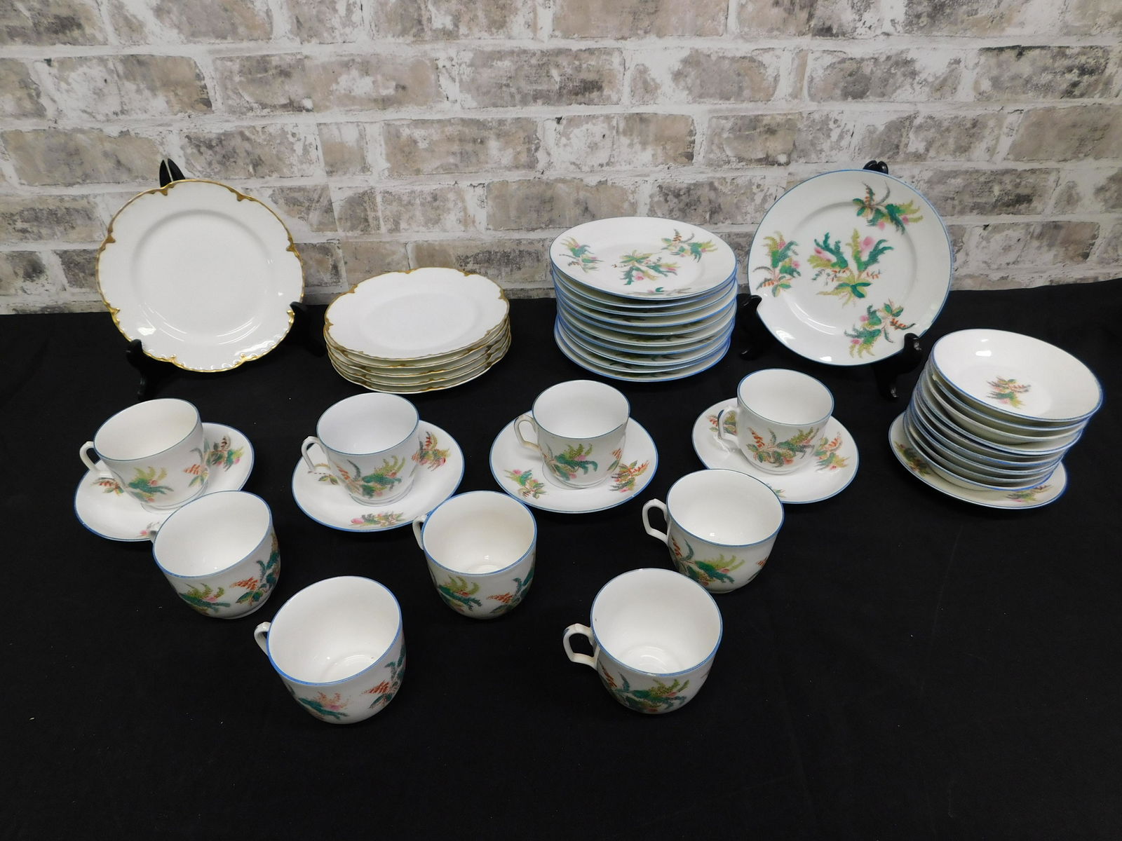 Box Lot of Dishes including Limoges (1 of 8)