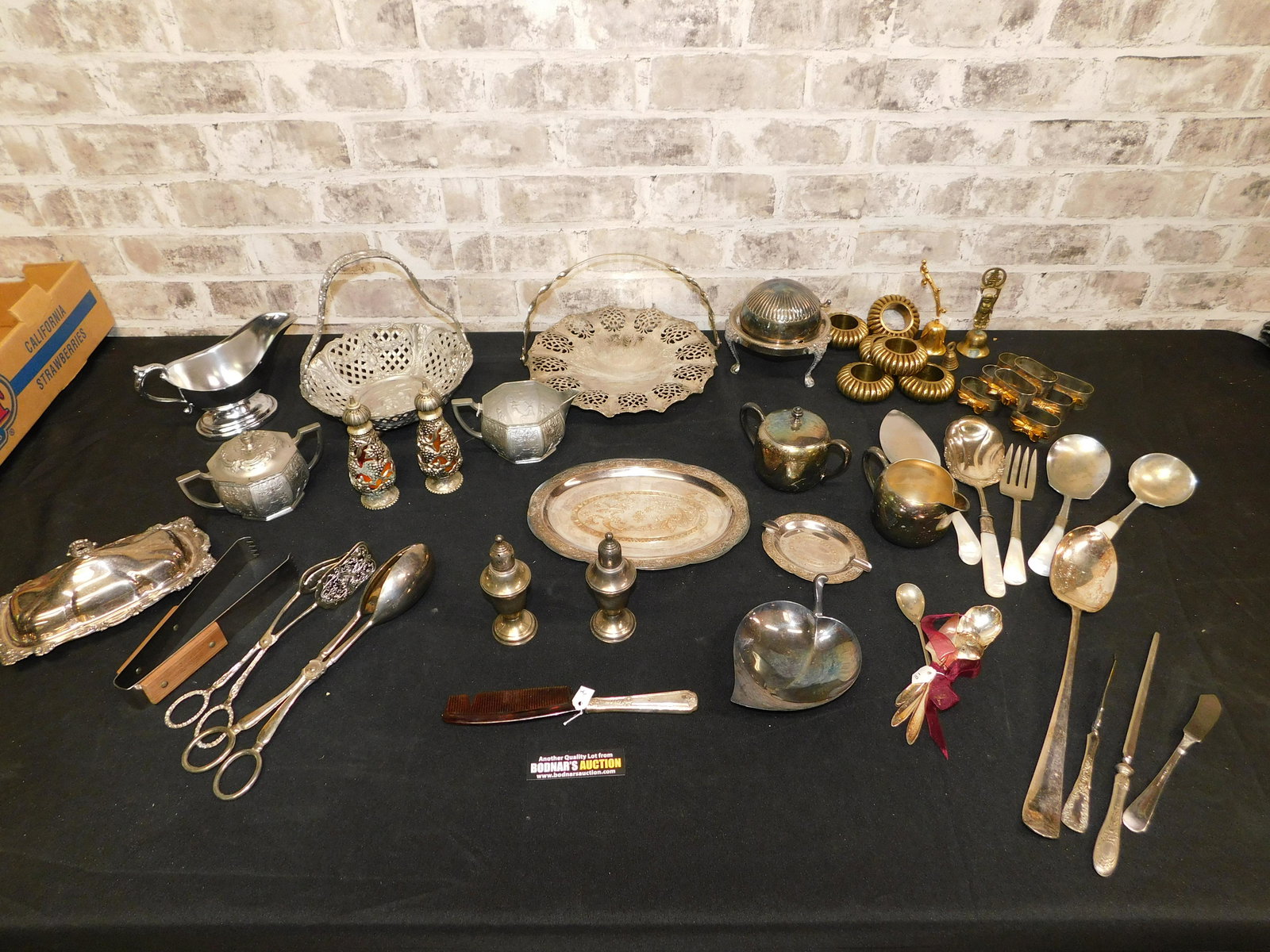 Large Lot of Silver-plate (1 of 12)