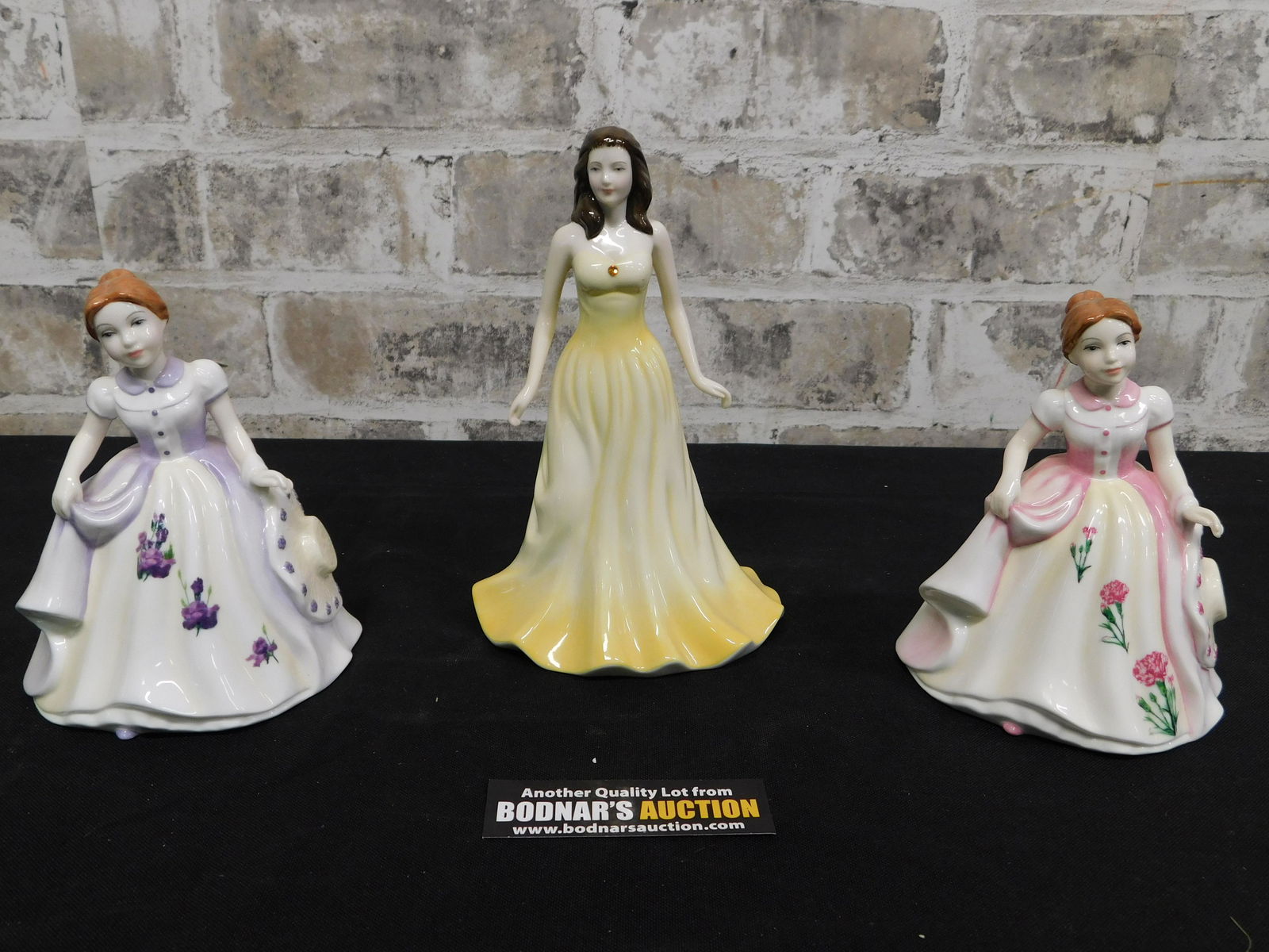 Lot of 3 Royal Doulton Lady Figurines (1 of 8)