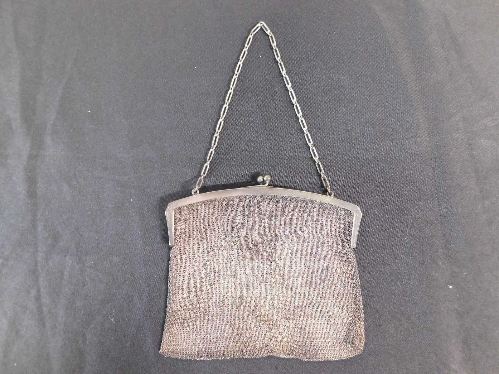 Sterling Silver Chain Mesh Purse (1 of 3)