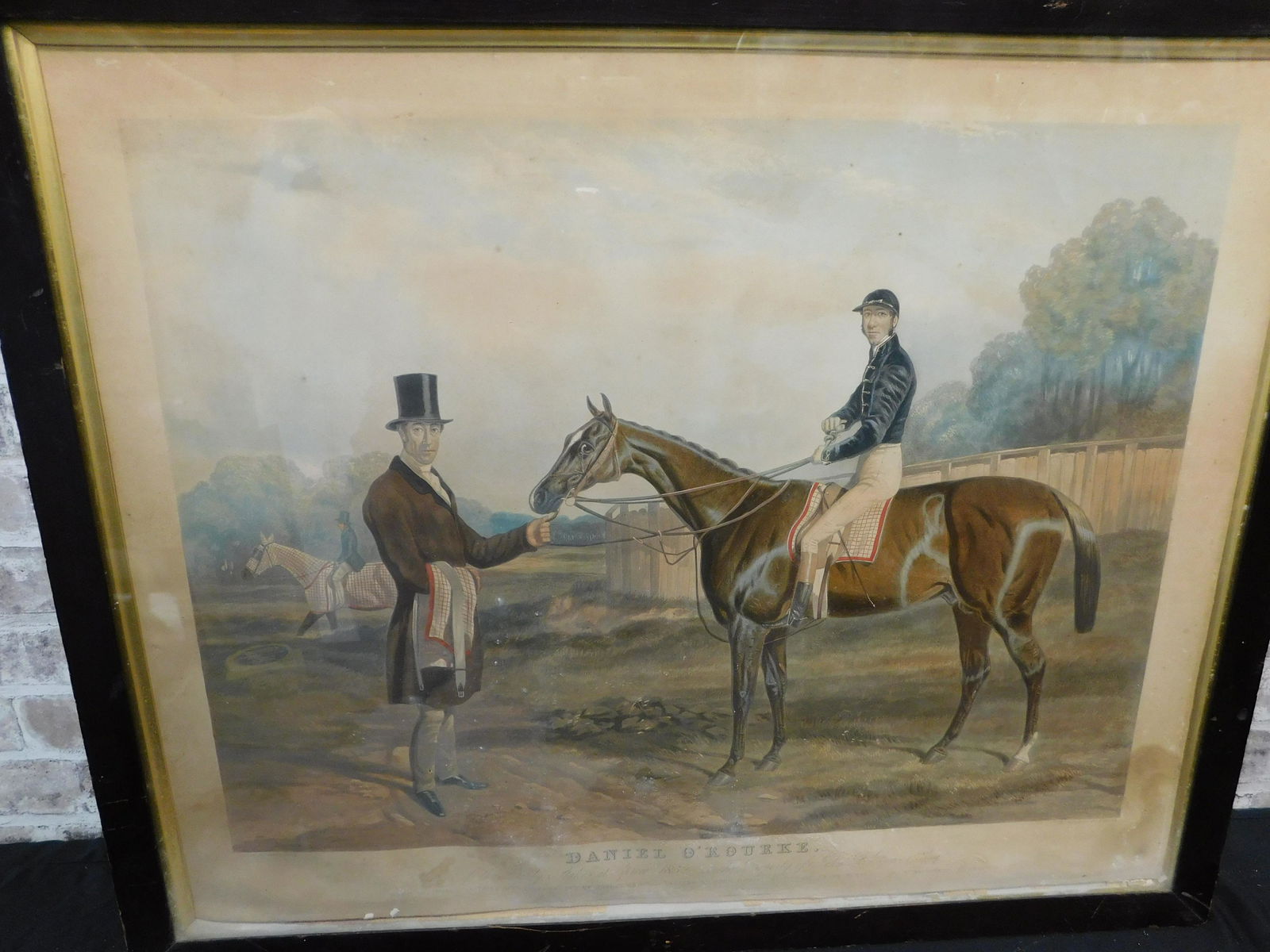 Framed Original Etching Entitled "Daniel O'Rourke" (1 of 5)