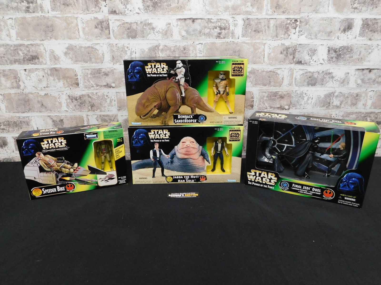 Lot of 4 Star Wars POTF Vehicles and Action Figure Sets (1 of 6)