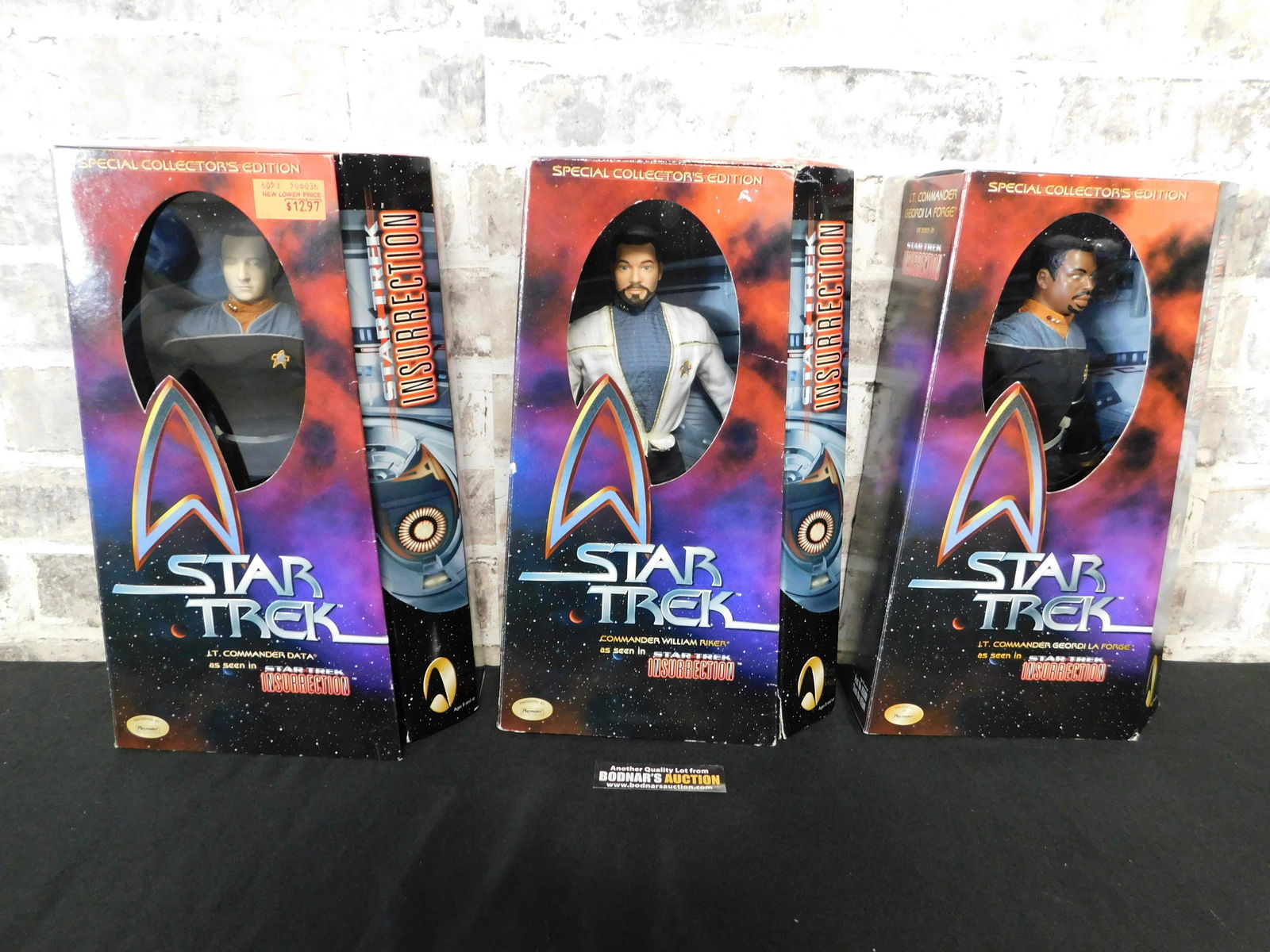 Star Trek Insurrection Action Figure Lot of 3 (1 of 6)