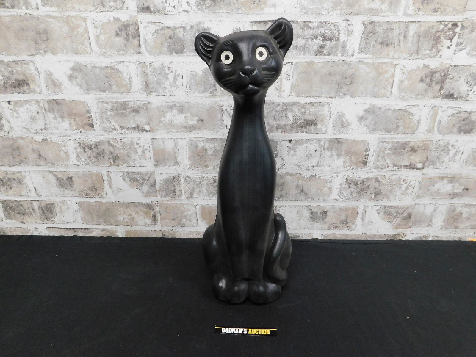 Vintage Blow Mold Black Cat Halloween Decoration (1 of 4)