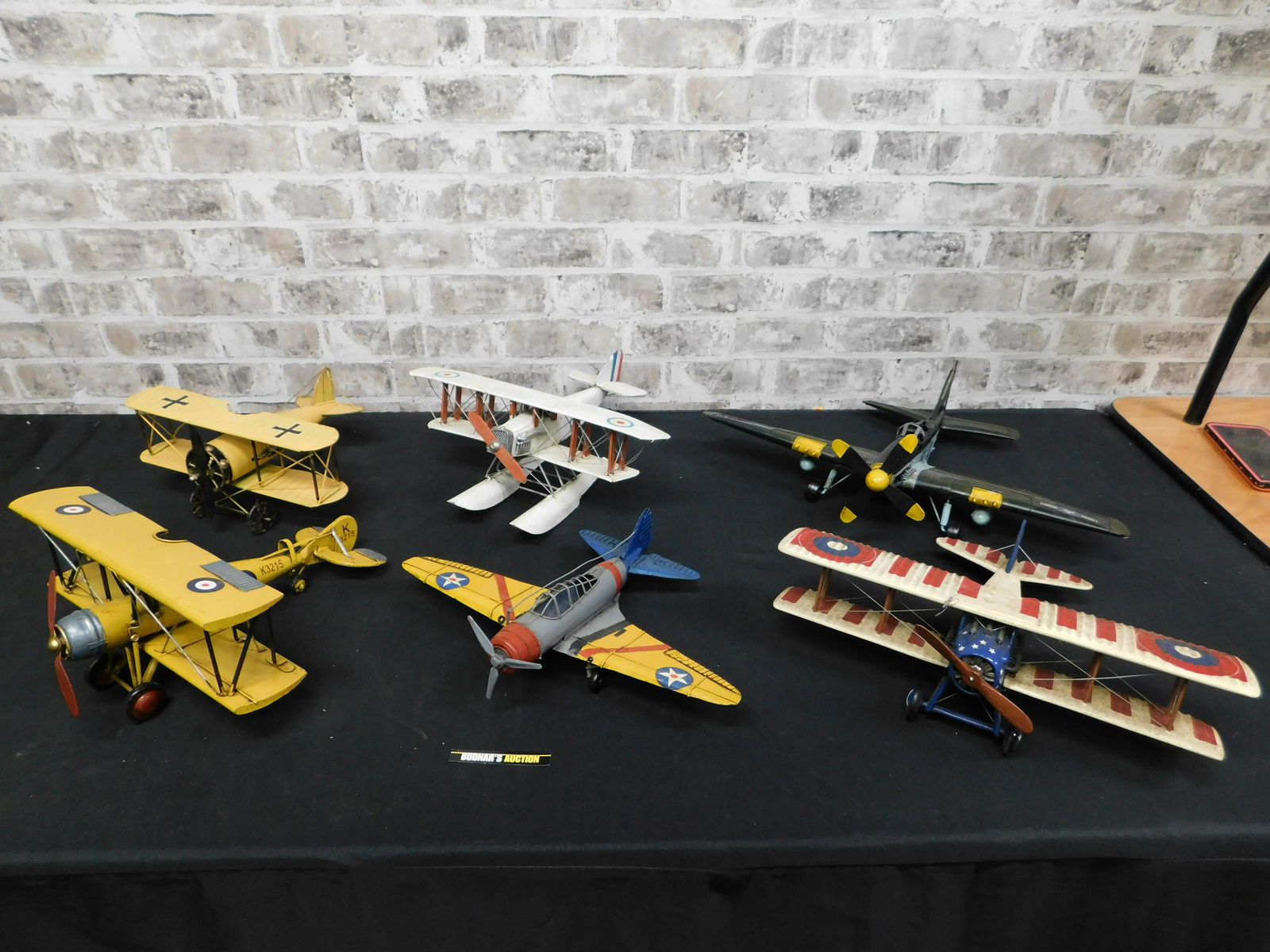 Lot of 6 Pressed Steel Airplanes (1 of 8)