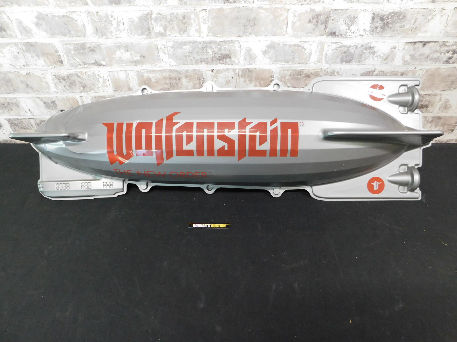 Plastic Wolfenstein Blimp: Plastic Wolfenstein Blimp. Has minor crushing in front. Please read the terms and conditions. This sale will be broadcast live on sale day with full descriptions of each lot being sold, as well as vid