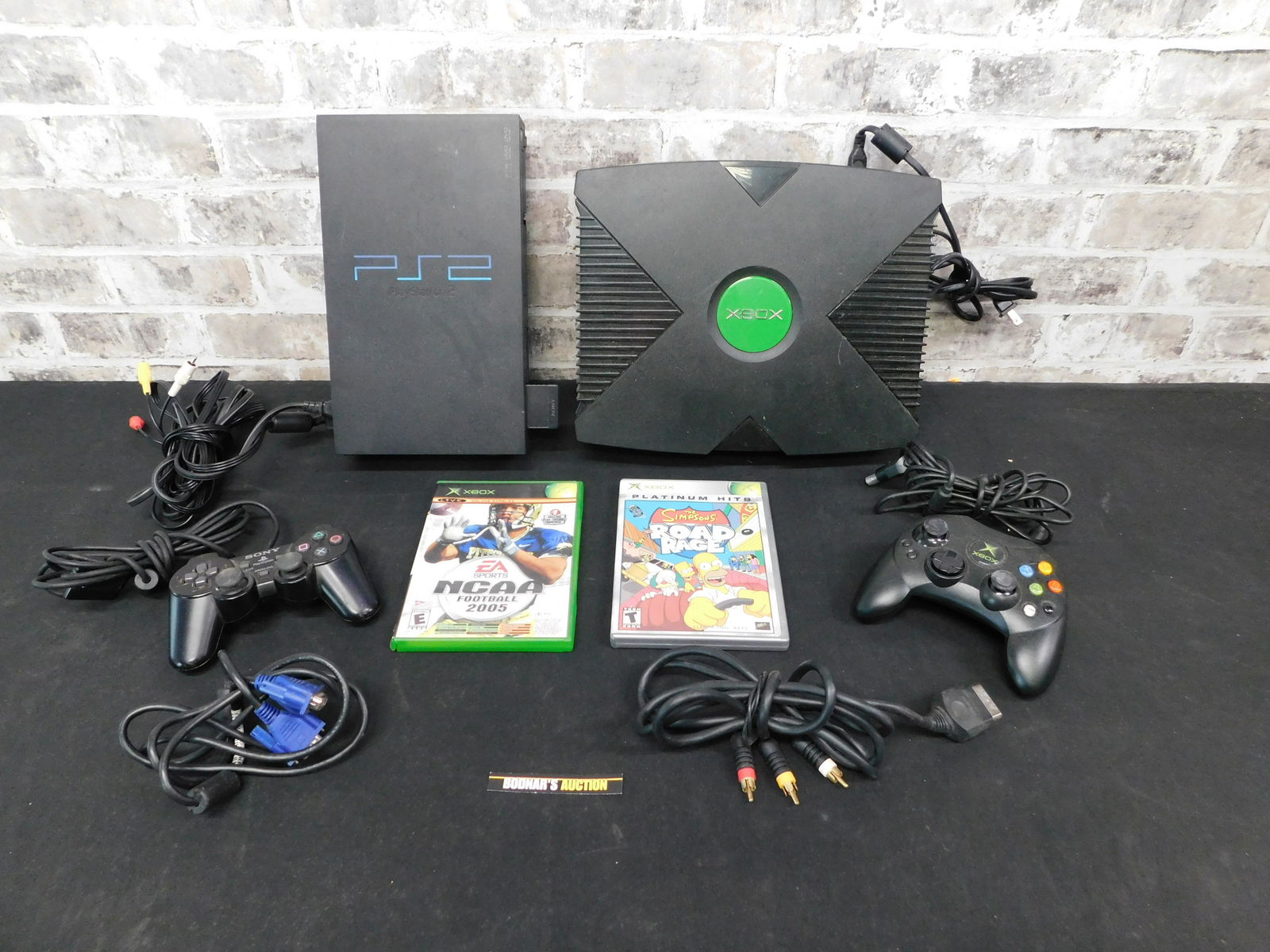 Box Lot of Gaming Systems - PS2 and XBOX (1 of 6)