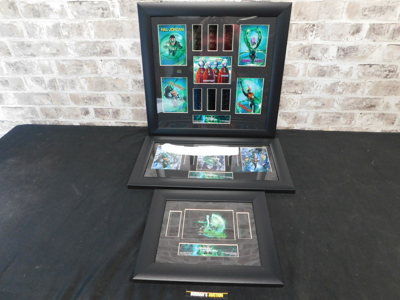 Group Lot of 3 Green Lantern Framed Movie Collages with (1 of 4)