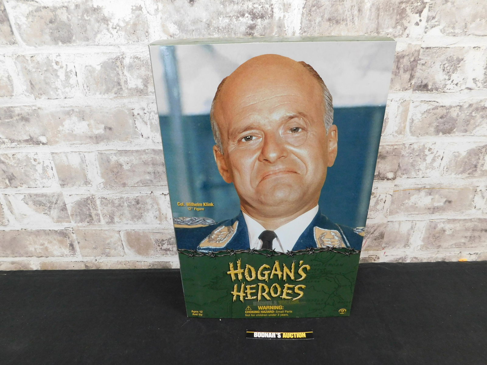 Hogan's Heroes Col. Wilhelm Klink Figure - Sideshow: Hogan's Heroes Col. Wilhelm Klink 12" Figure. Sideshow Toy. New in Box. Please read the terms and conditions. This sale will be broadcast live on sale day with full descriptions of each lot being sold