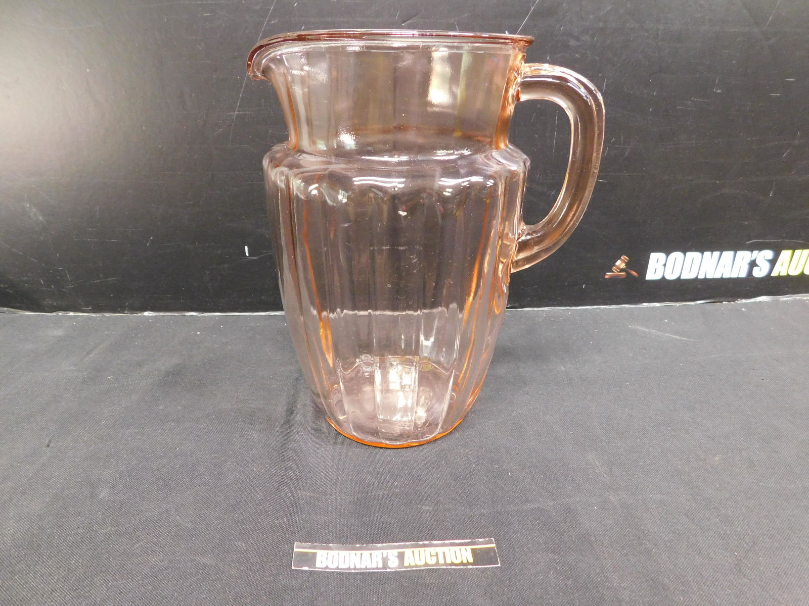 Pink Depression Glass Pitcher (1 of 5)