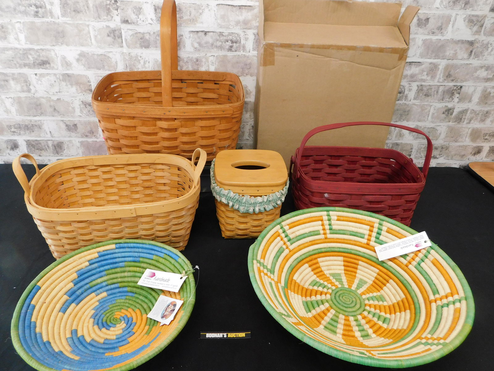 Group Lot of Baskets including Longaberger (1 of 10)