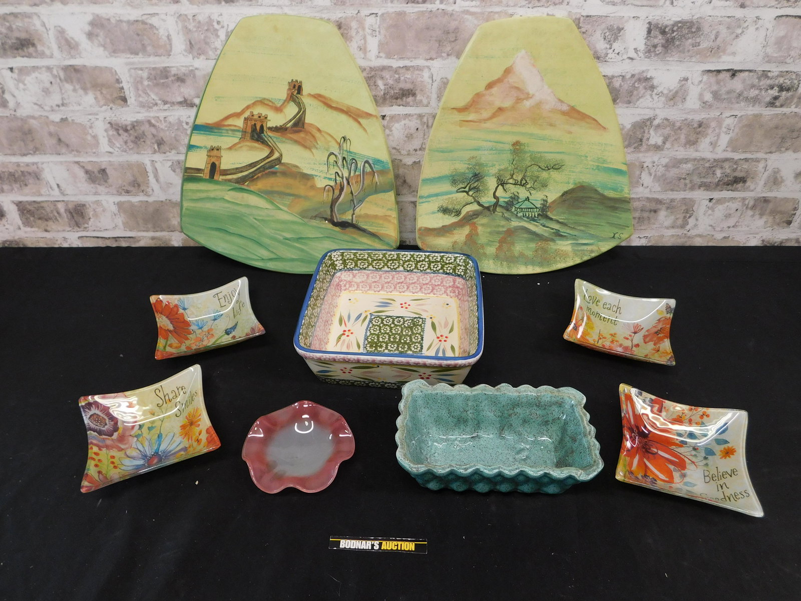 Box Lot of Dishes including Temptations (1 of 6)