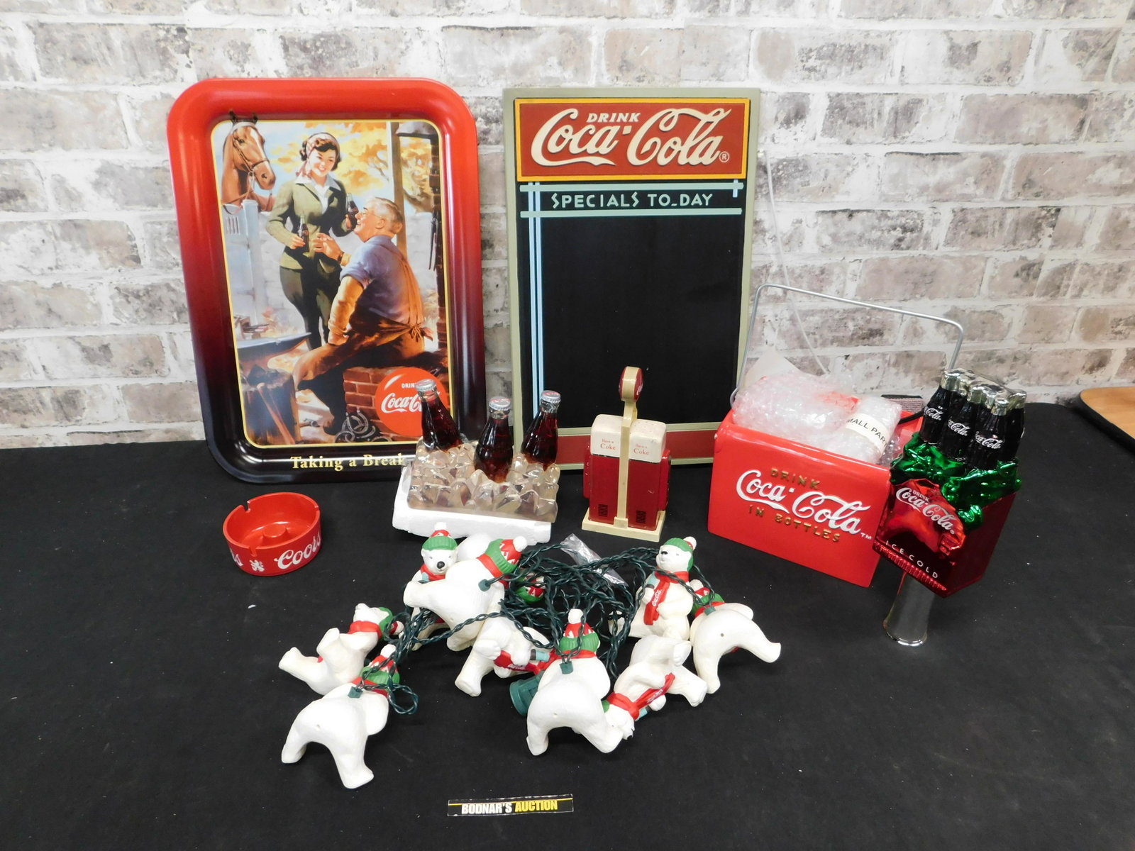 Lot of Coca-Cola Advertising: Lot of Coca-Cola Advertising. Please read the terms and conditions. This sale will be broadcast live on sale day with full descriptions of each lot being sold, as well as video feed of each lot. All i