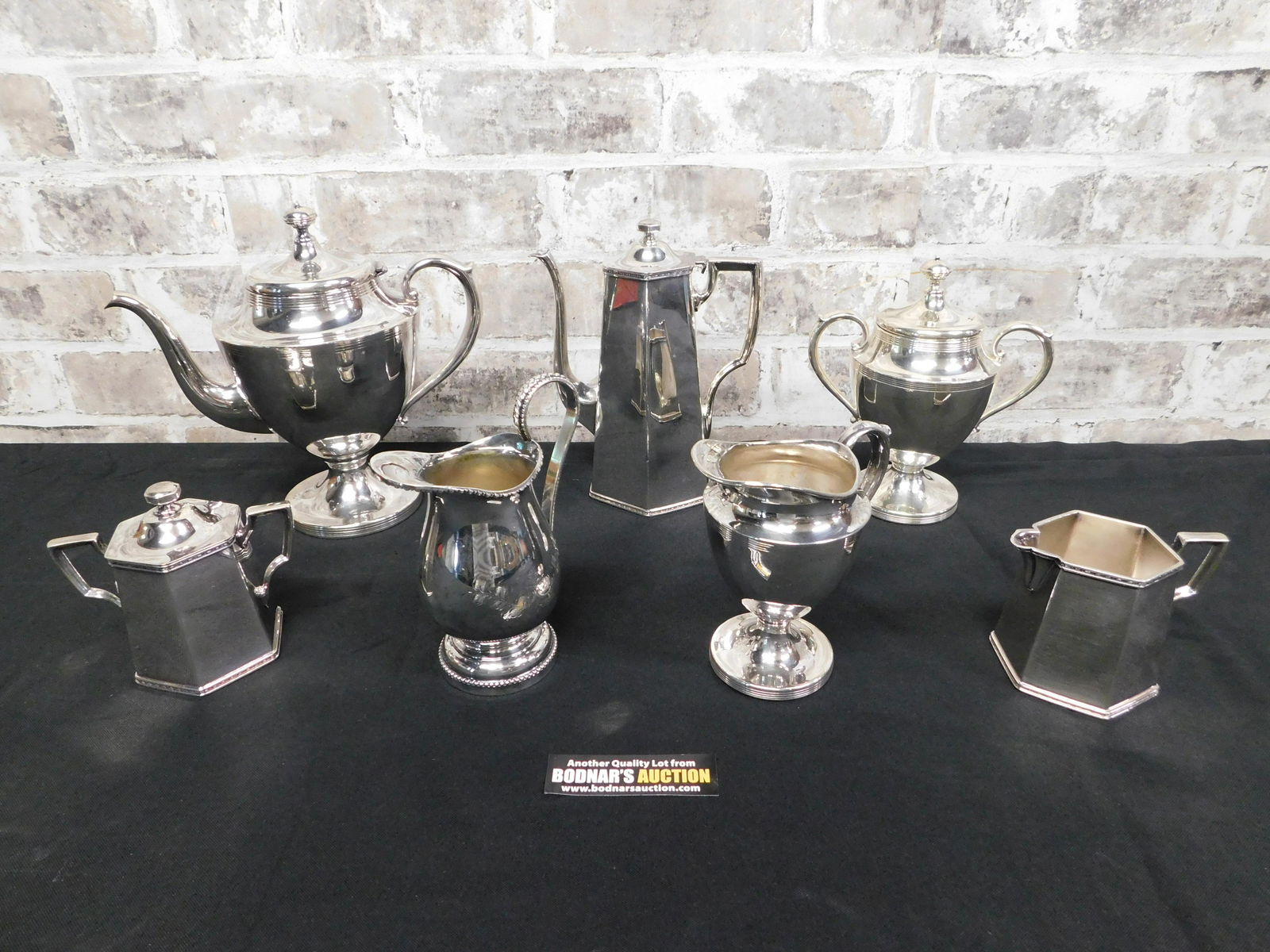 Group Lot of Silverplate (1 of 10)