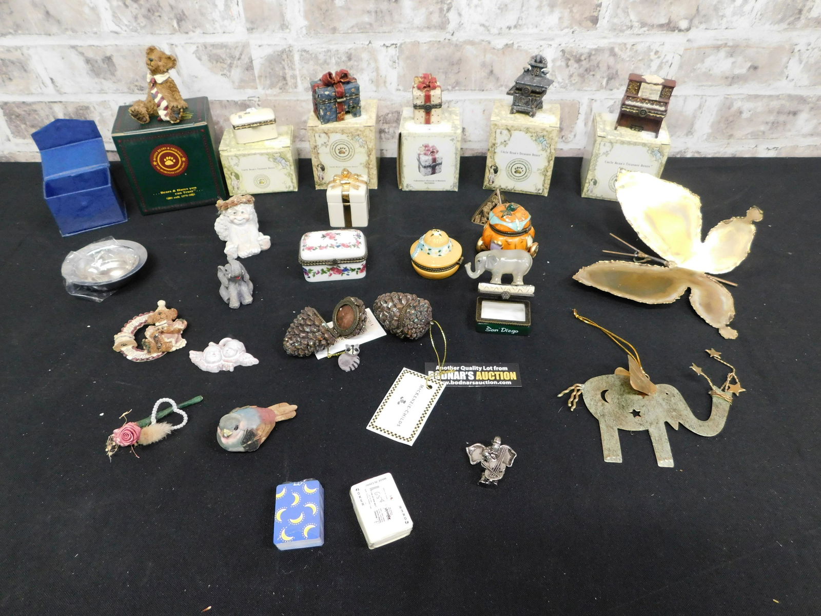 Group Lot of Miniatures including Trinket Boxes and (1 of 1)