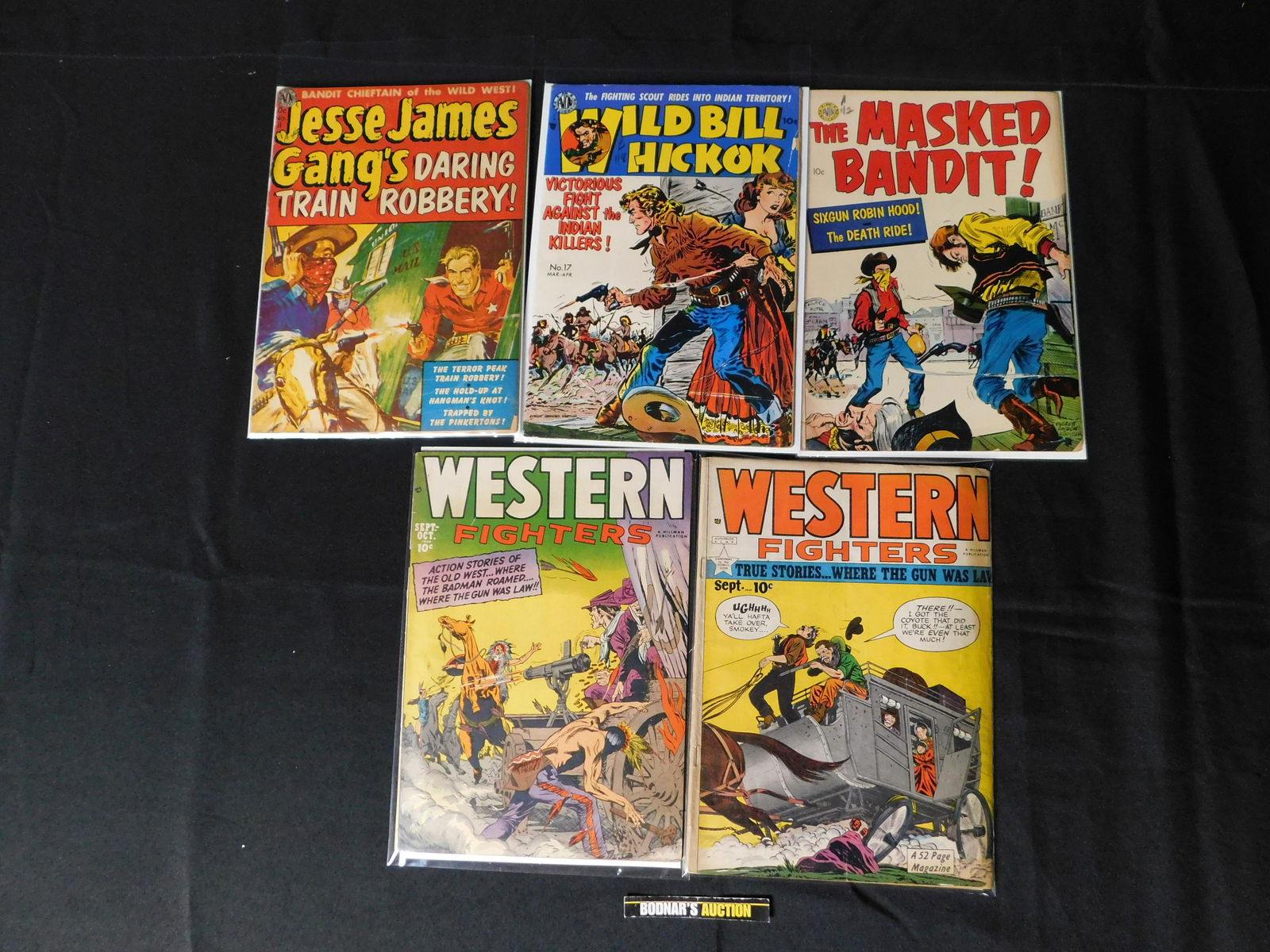Lot of 5 Golden Age Western Comics (1 of 1)