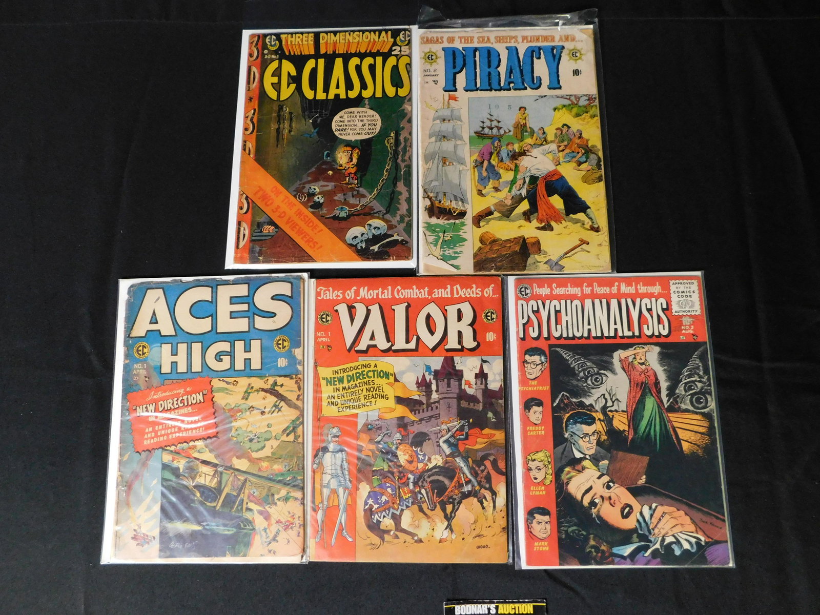 Lot of 4 EC Comics including Three Dimensional EC (1 of 3)